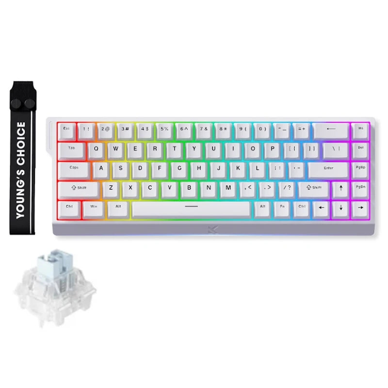 MCHOSE ACE 68 Keyboard Magnetic Switch Gaming Keyboard RGB 8K Hz DKS/MT/TGL/RS/SOCD Rapid Trigger hot-swappable customizable