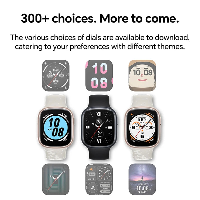 Global Version HONOR Watch 4 Smart Watch 5ATM Blood Oxygen Monitor BT5.2 GPS Bluetooth 5.2 Up to 14 Days Long Battery