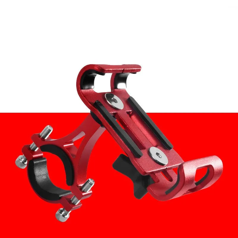 Aluminum Alloy Motorcycle Bike Phone Holder Anti-slip MTB Bike Phone Mount Bracket Universal Bicycle Phone Stand for Smartphones