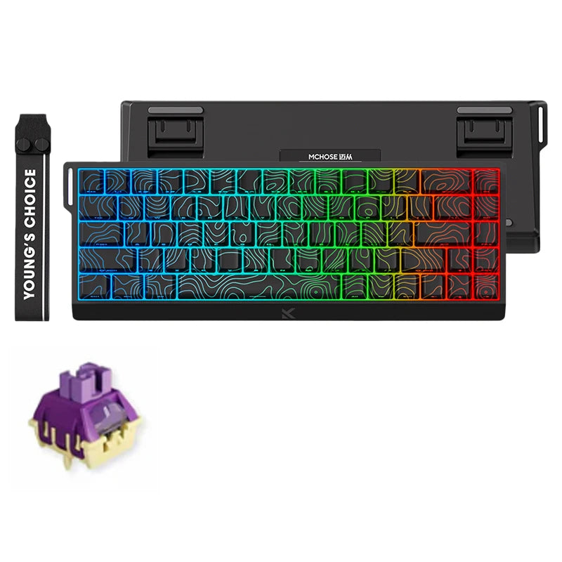 MCHOSE ACE 68 Keyboard Magnetic Switch Gaming Keyboard RGB 8K Hz DKS/MT/TGL/RS/SOCD Rapid Trigger hot-swappable customizable