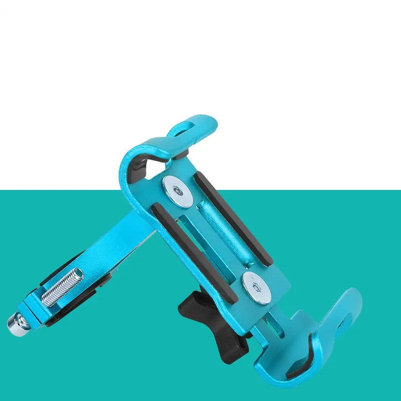 Aluminum Alloy Motorcycle Bike Phone Holder Anti-slip MTB Bike Phone Mount Bracket Universal Bicycle Phone Stand for Smartphones