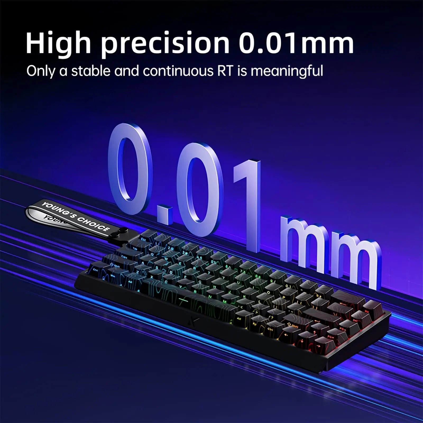 MCHOSE ACE 68 Keyboard Magnetic Switch Gaming Keyboard RGB 8K Hz DKS/MT/TGL/RS/SOCD Rapid Trigger hot-swappable customizable